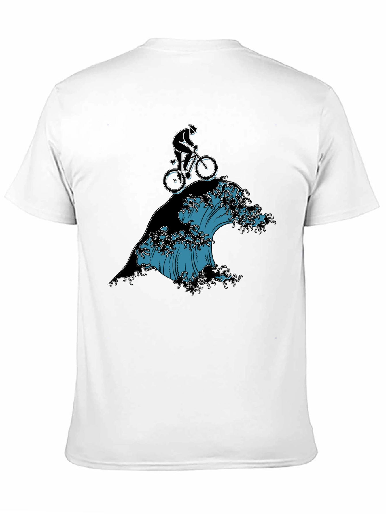 Biker Wave T-Shirt - Ride the Tide!