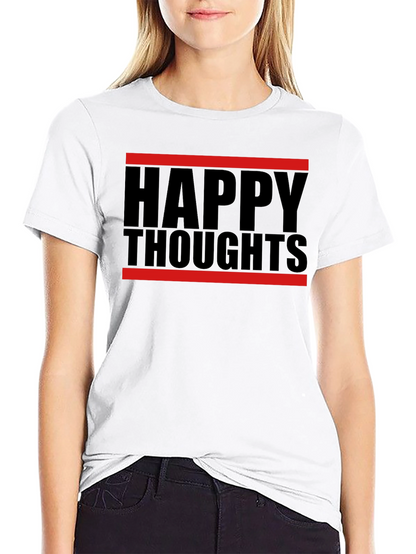Happy Thoughts Graphic Tee - Black T-Shirt