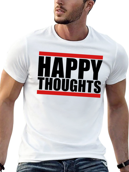 Happy Thoughts Graphic Tee - Black T-Shirt