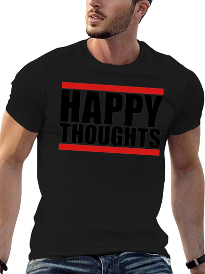Happy Thoughts Graphic Tee - Black T-Shirt