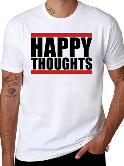 Happy Thoughts Graphic Tee - Black T-Shirt