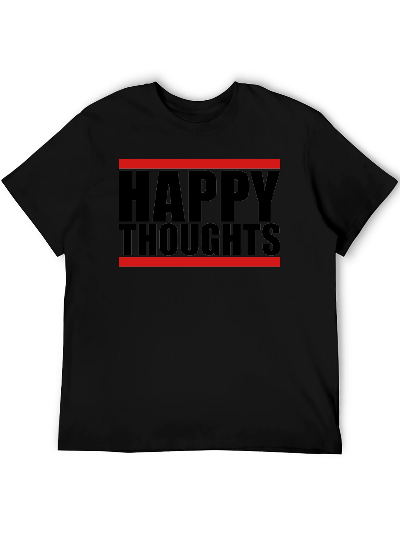 Happy Thoughts Graphic Tee - Black T-Shirt