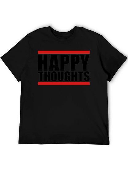 Happy Thoughts Graphic Tee - Black T-Shirt