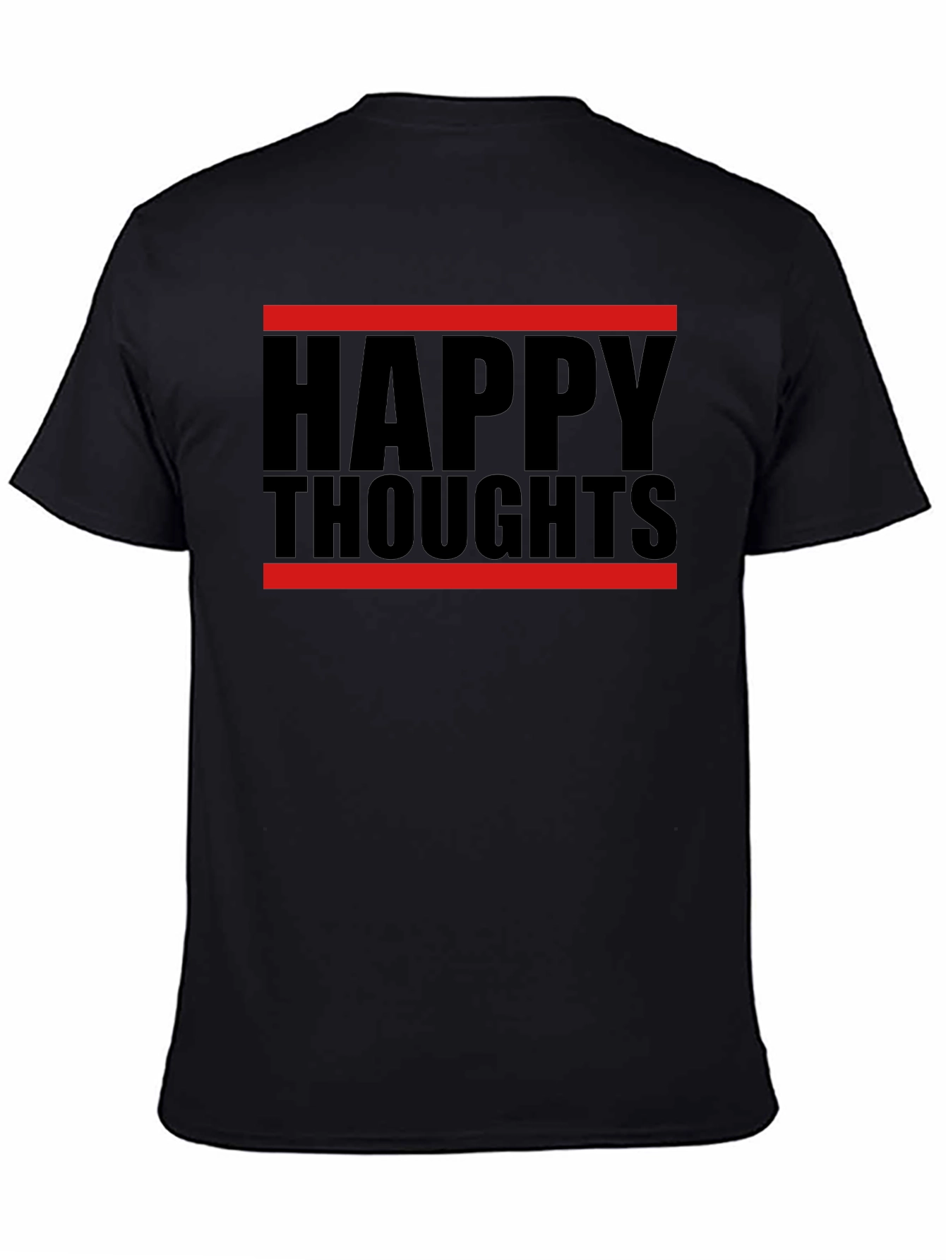 Happy Thoughts Graphic Tee - Black T-Shirt