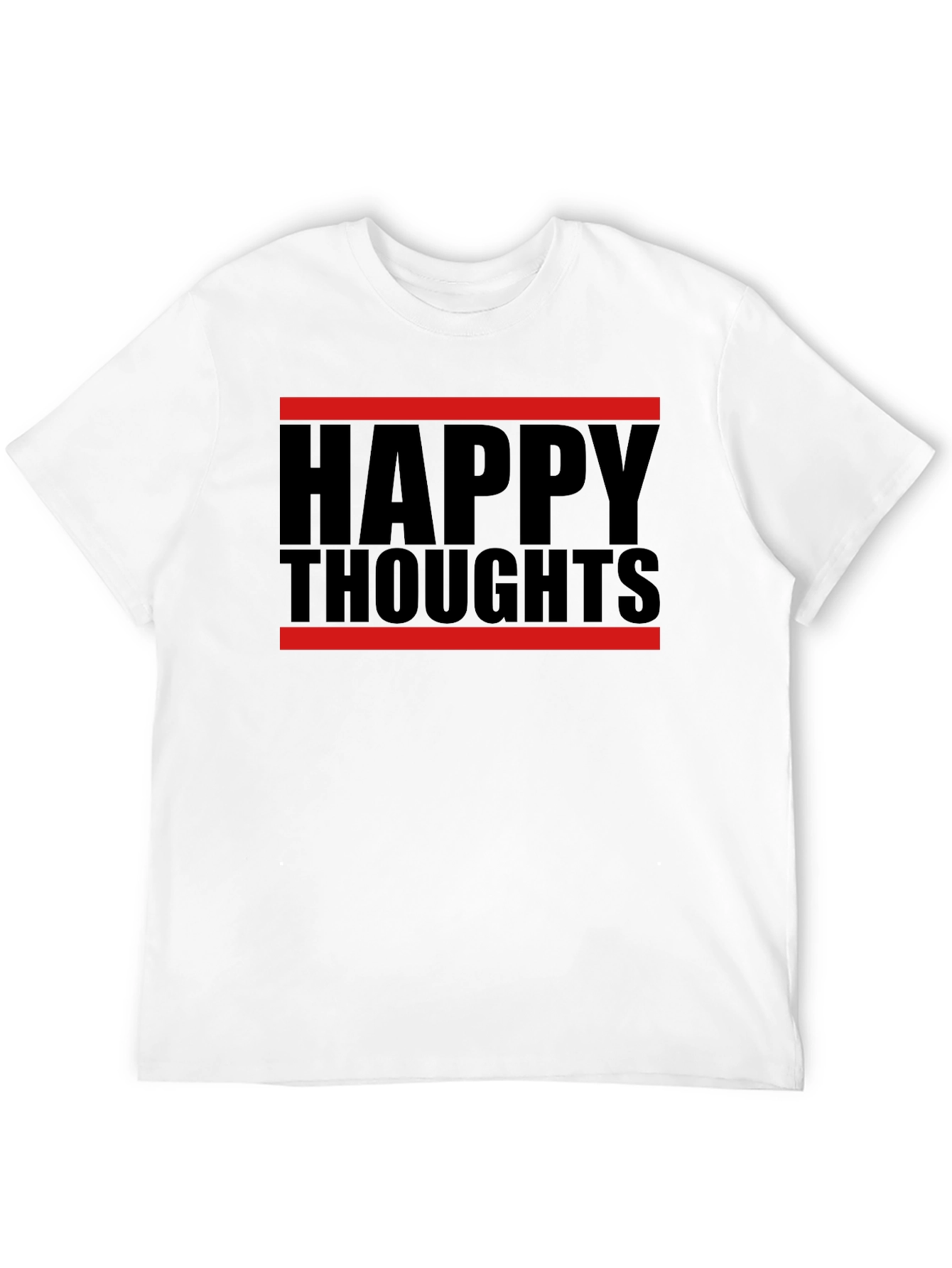 Happy Thoughts Graphic Tee - Black T-Shirt
