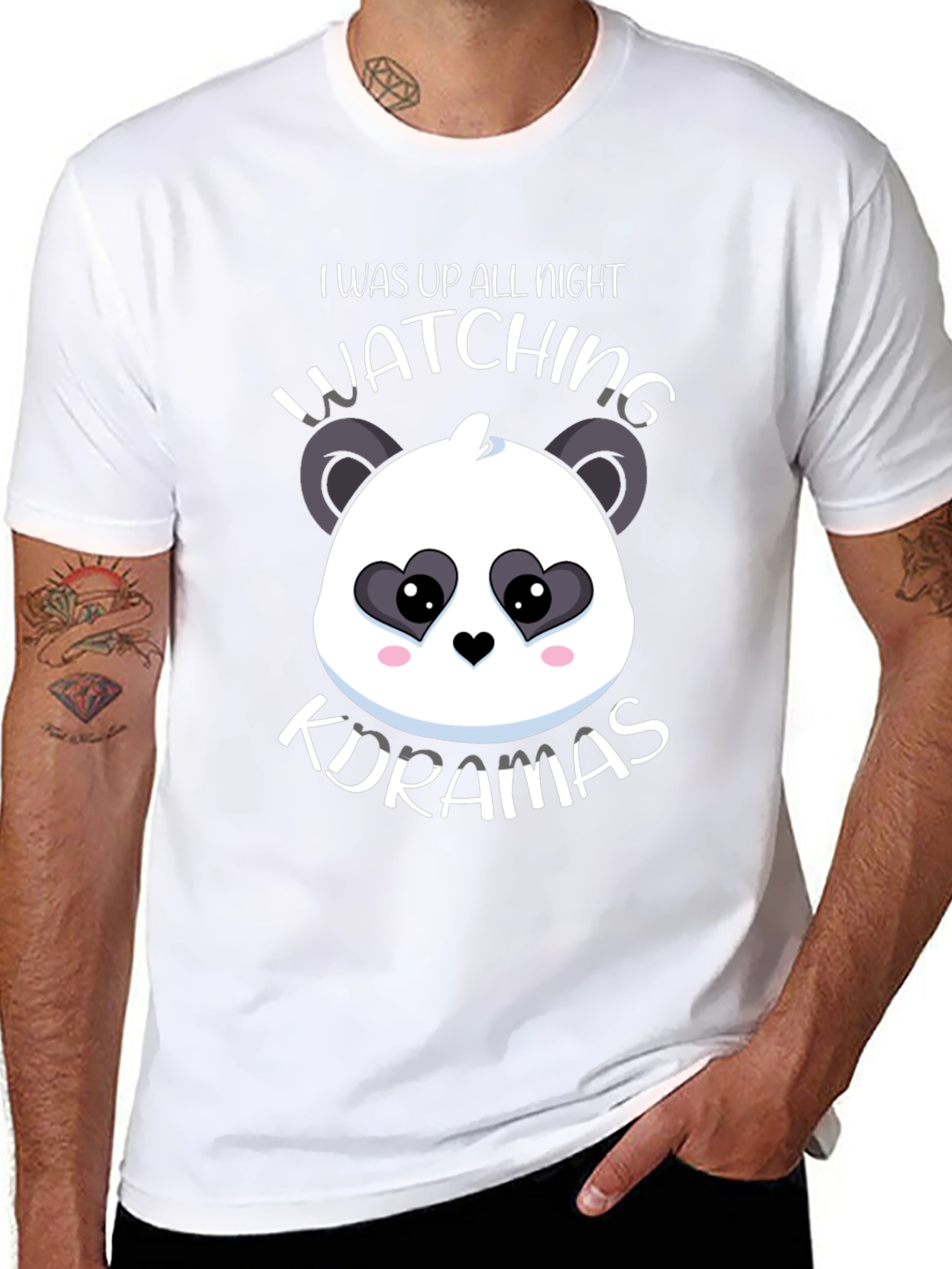 I Was Up All Night Watching K-Dramas T-Shirt