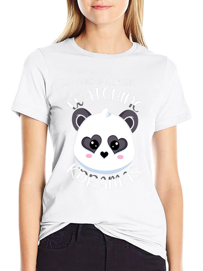 I Was Up All Night Watching K-Dramas T-Shirt