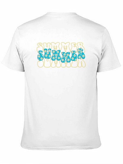 Retro Summer Floral Graphic T-Shirt