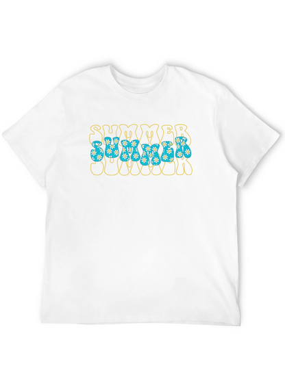 Retro Summer Floral Graphic T-Shirt