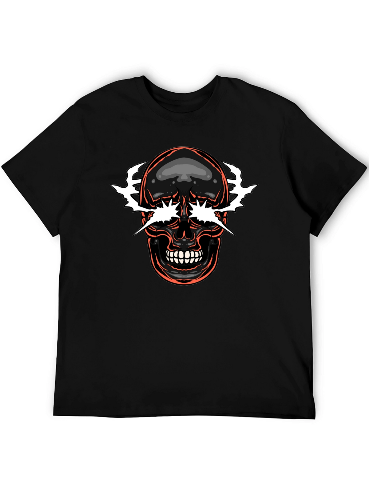 Skull Graphic Tee - Edgy Style