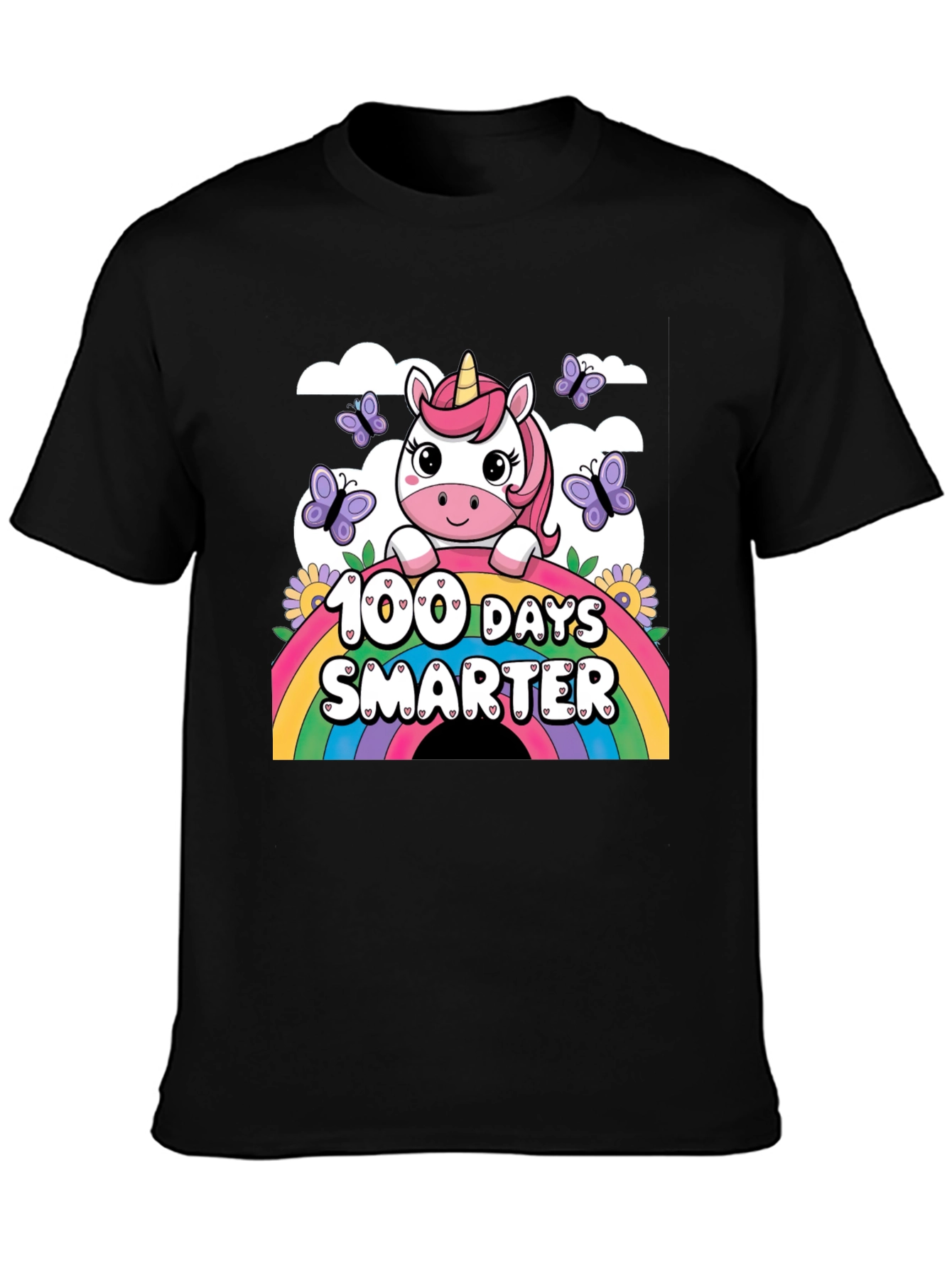 100 Days Smarter Unicorn T-Shirt