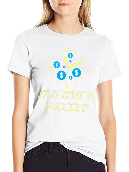 Time to Succeed Black T-Shirt
