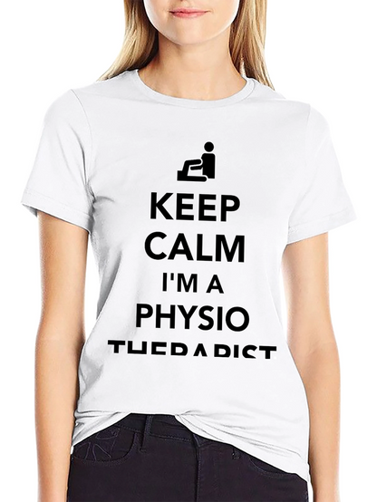 Keep Calm Im A Physio T-Shirt - Unisex