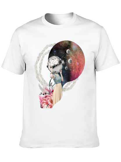 Cosmic Girl T-Shirt - Unique Graphic Tee