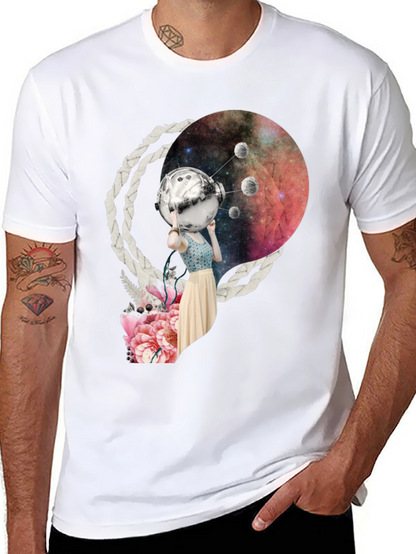 Cosmic Girl T-Shirt - Unique Graphic Tee