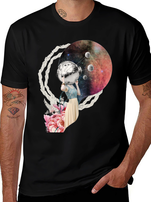 Cosmic Girl T-Shirt - Unique Graphic Tee
