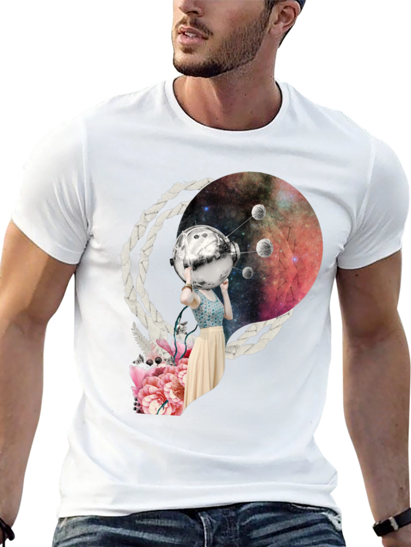 Cosmic Girl T-Shirt - Unique Graphic Tee