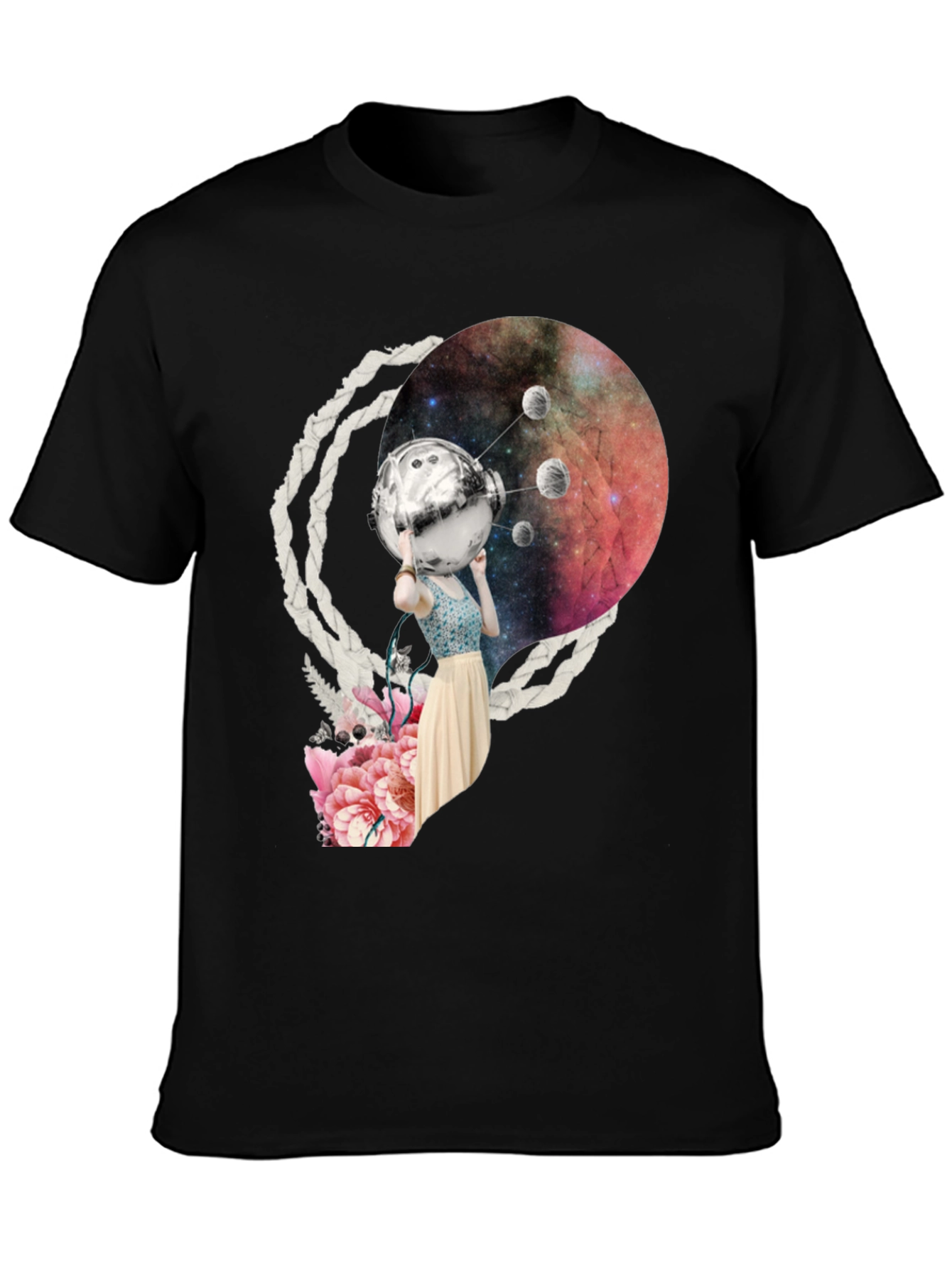 Cosmic Girl T-Shirt - Unique Graphic Tee
