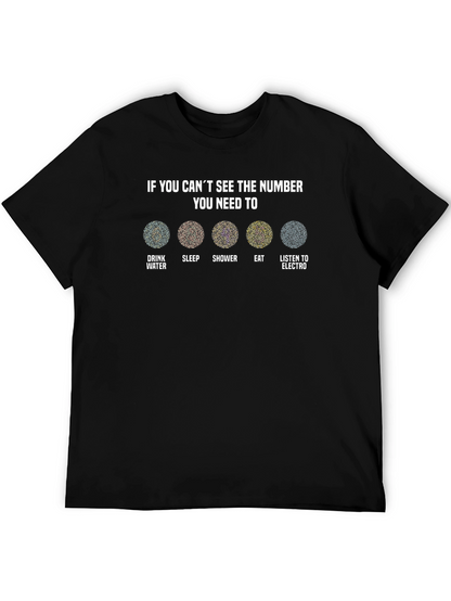If You Cant See the Number T-Shirt