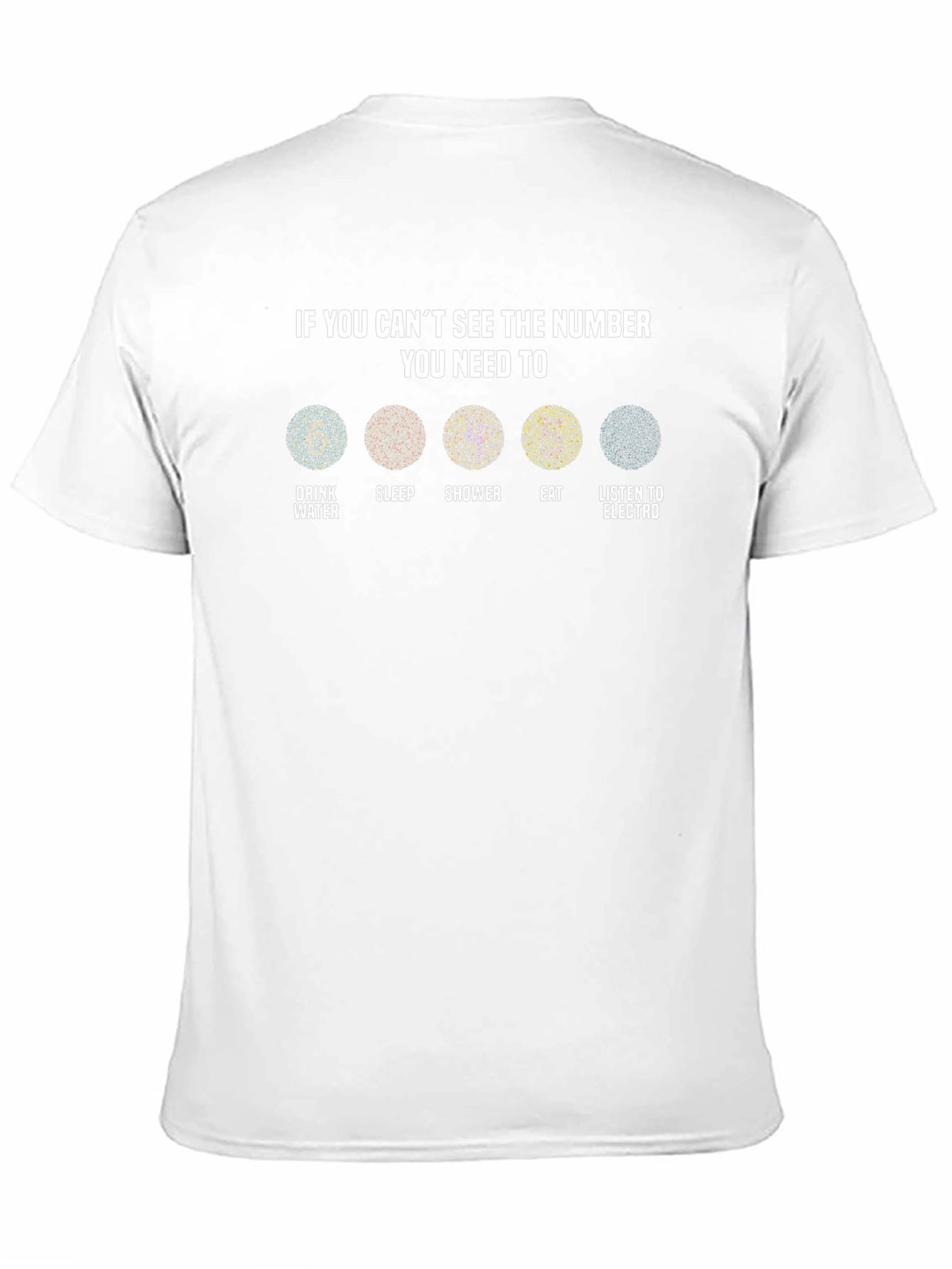 If You Cant See the Number T-Shirt