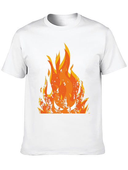 Fiery Inferno Graphic Tee - Mens Black T-Shirt