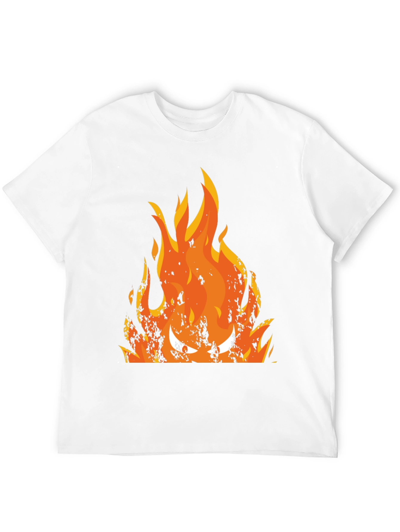 Fiery Inferno Graphic Tee - Mens Black T-Shirt