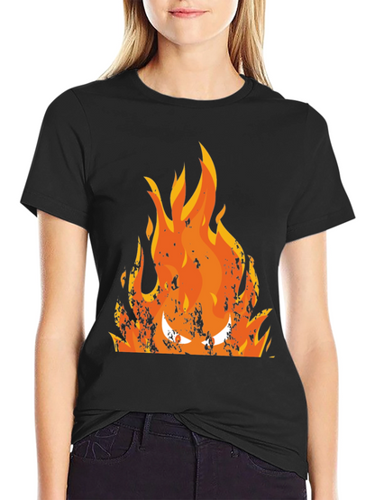 Fiery Inferno Graphic Tee - Mens Black T-Shirt