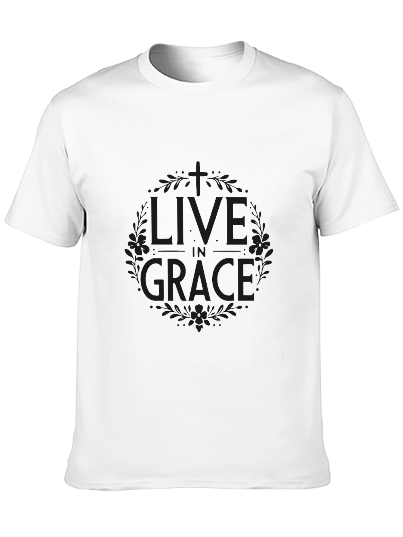 Live in Grace Black T-Shirt