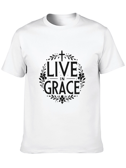 Live in Grace Black T-Shirt