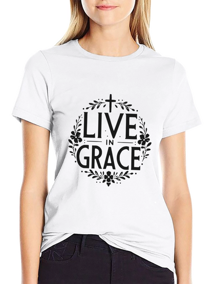 Live in Grace Black T-Shirt
