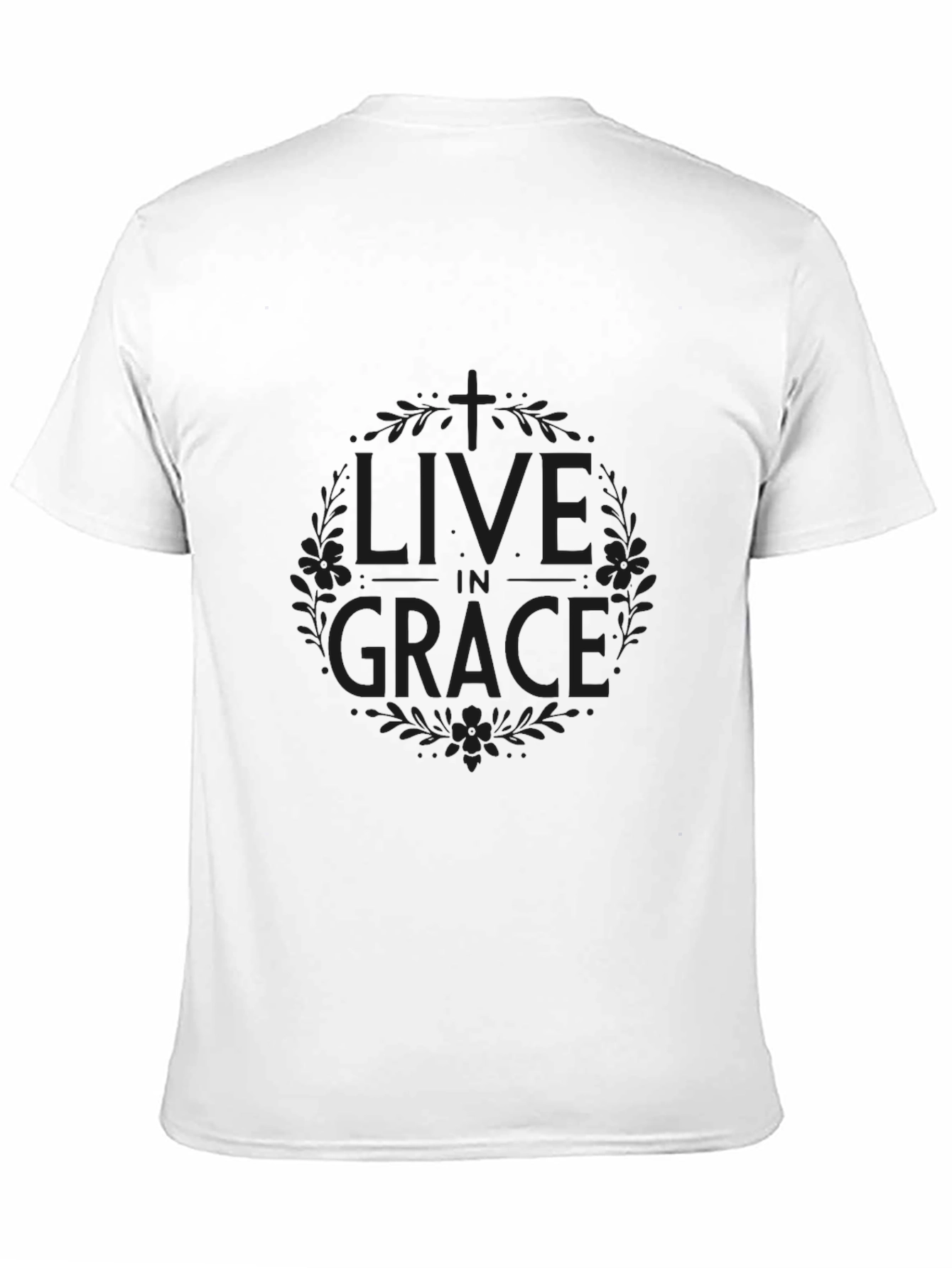 Live in Grace Black T-Shirt