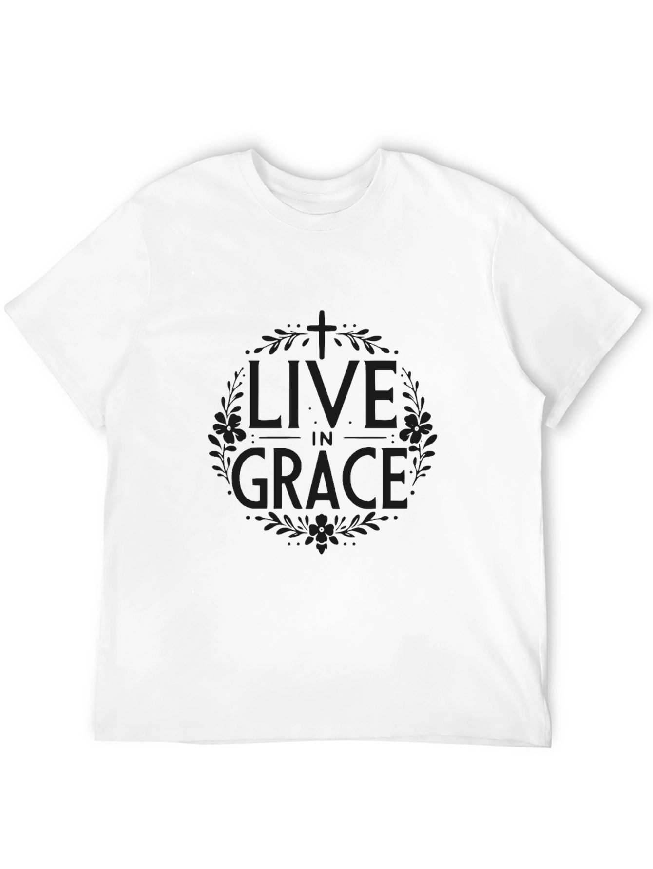 Live in Grace Black T-Shirt