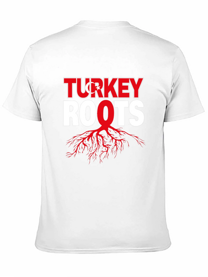 Turkey Roots Graphic Tee - Black