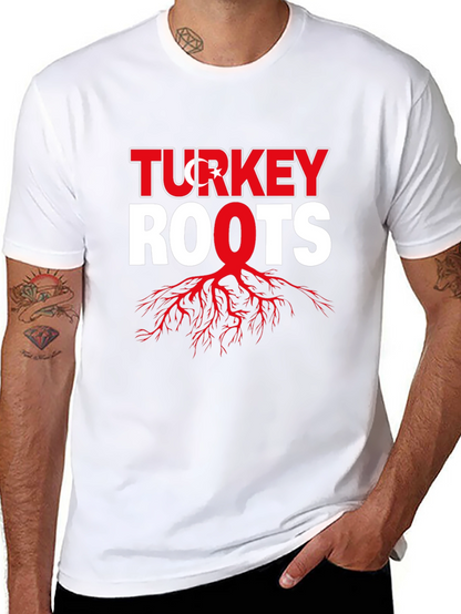 Turkey Roots Graphic Tee - Black