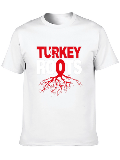 Turkey Roots Graphic Tee - Black