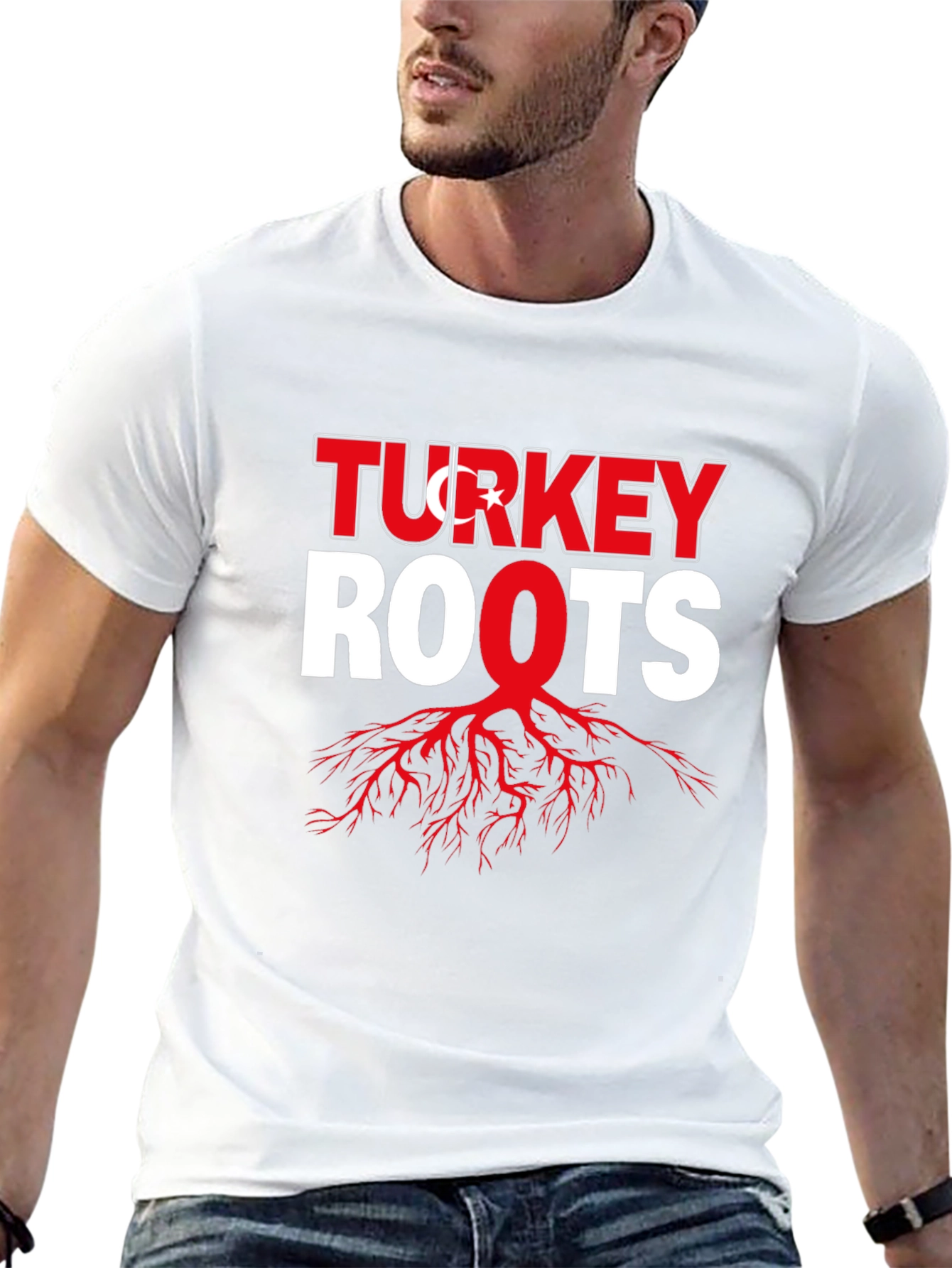 Turkey Roots Graphic Tee - Black