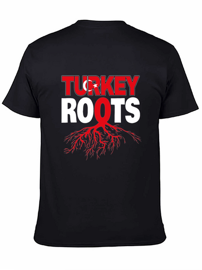 Turkey Roots Graphic Tee - Black