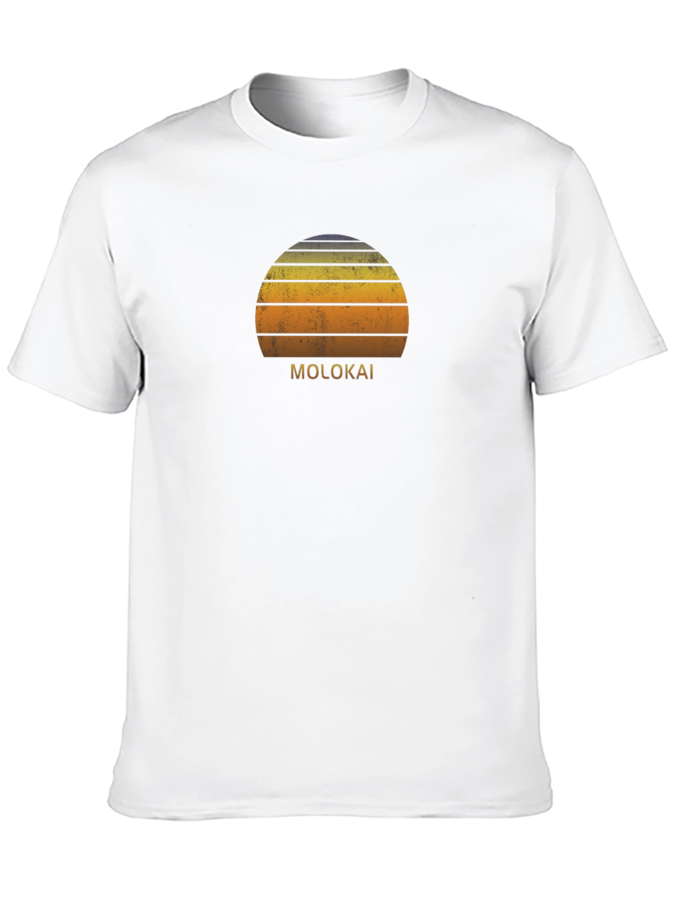 Molokai Retro Sunset Graphic T-Shirt