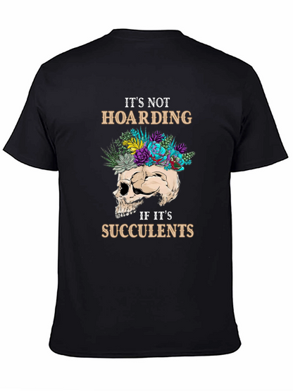Succulent Skull Graphic T-Shirt