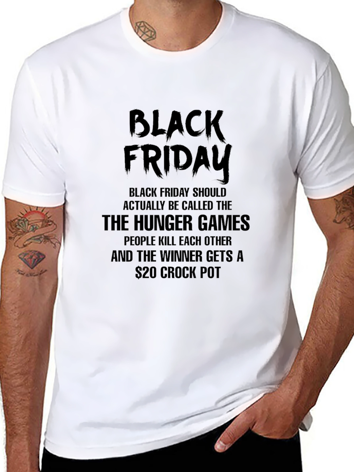 Humorous Black Friday Hunger Games T-Shirt