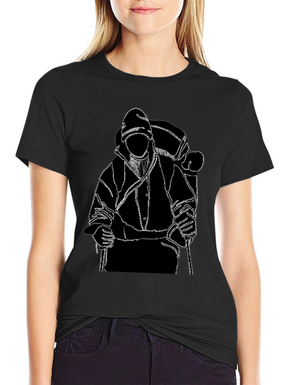 Backpacker Graphic T-Shirt - Black