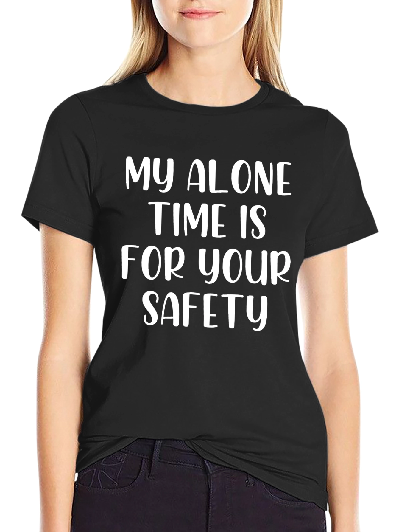 My Alone Time Safety T-Shirt Humor Graphic