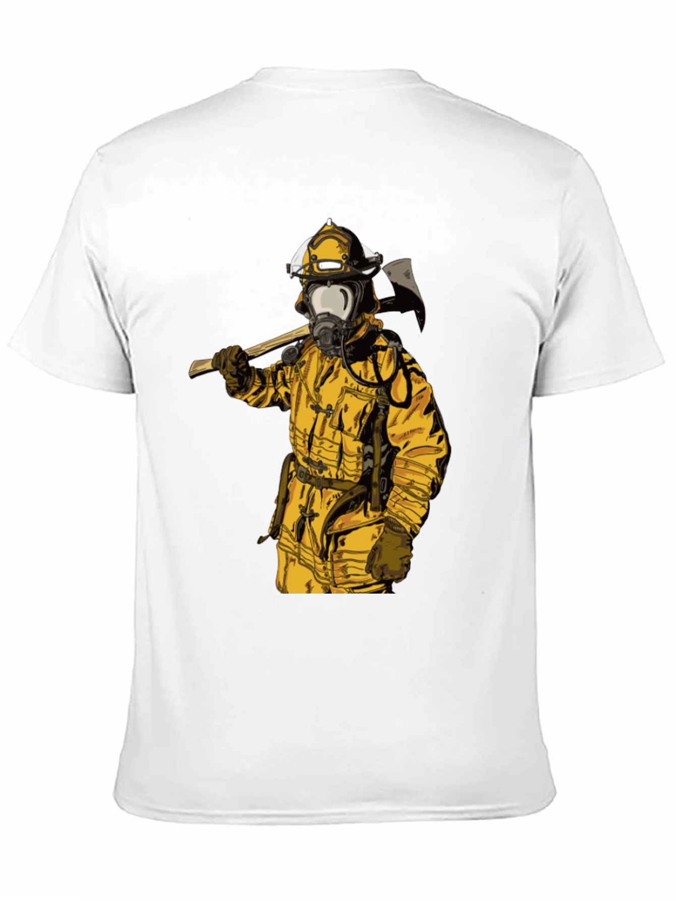 Firefighter Axe T-Shirt - Bold Graphic Tee