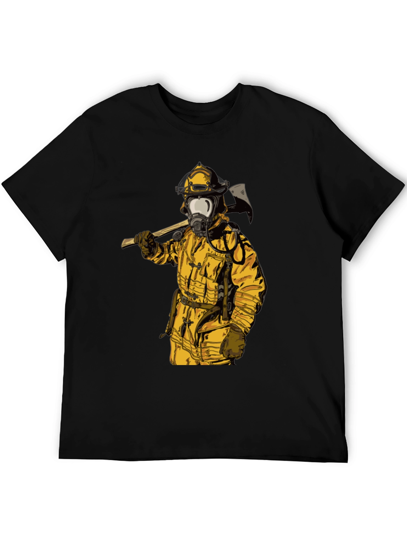 Firefighter Axe T-Shirt - Bold Graphic Tee