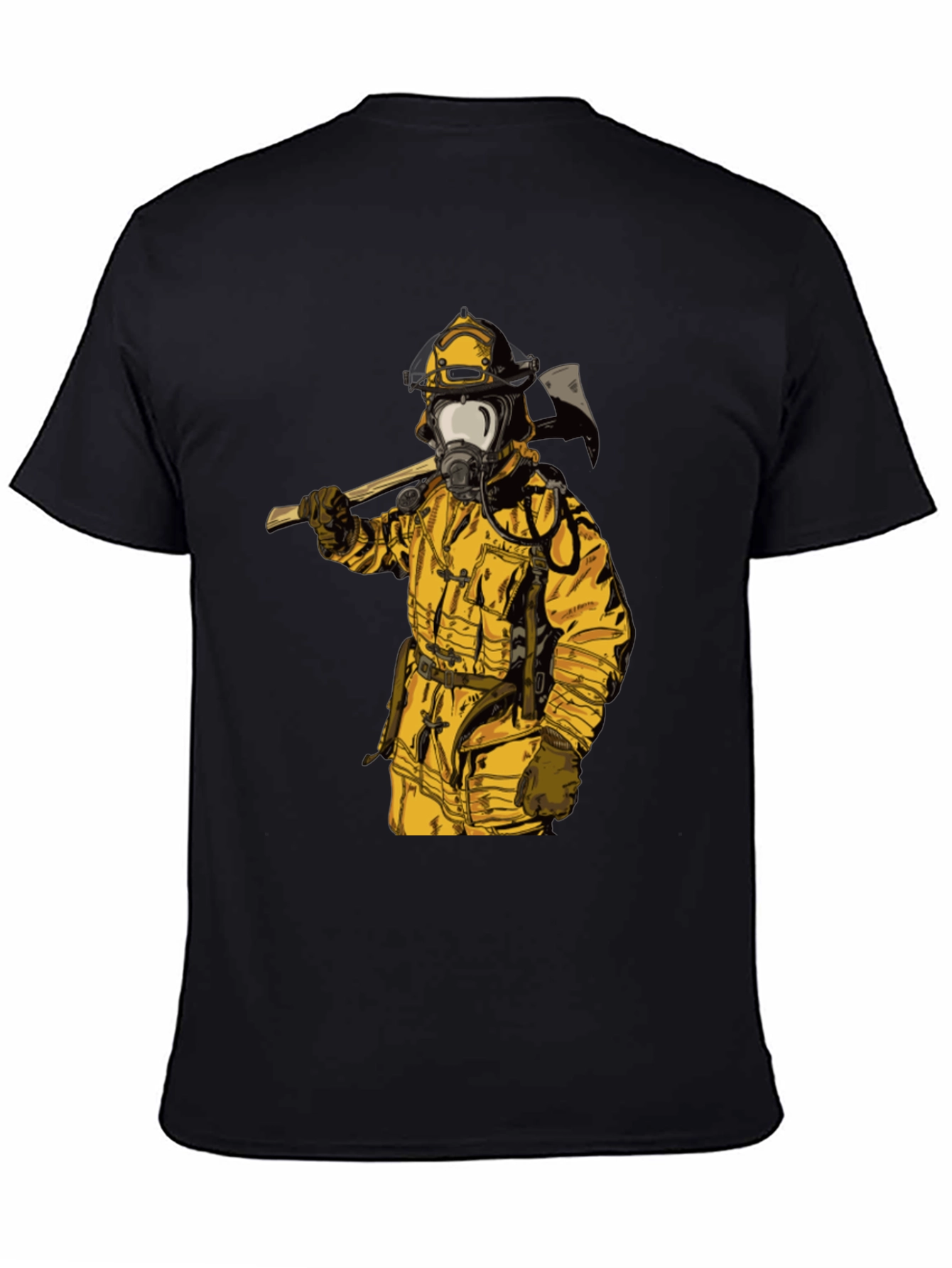 Firefighter Axe T-Shirt - Bold Graphic Tee