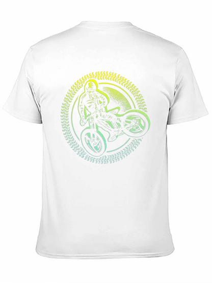 Mountain Bike Rider Graphic T-Shirt - Black