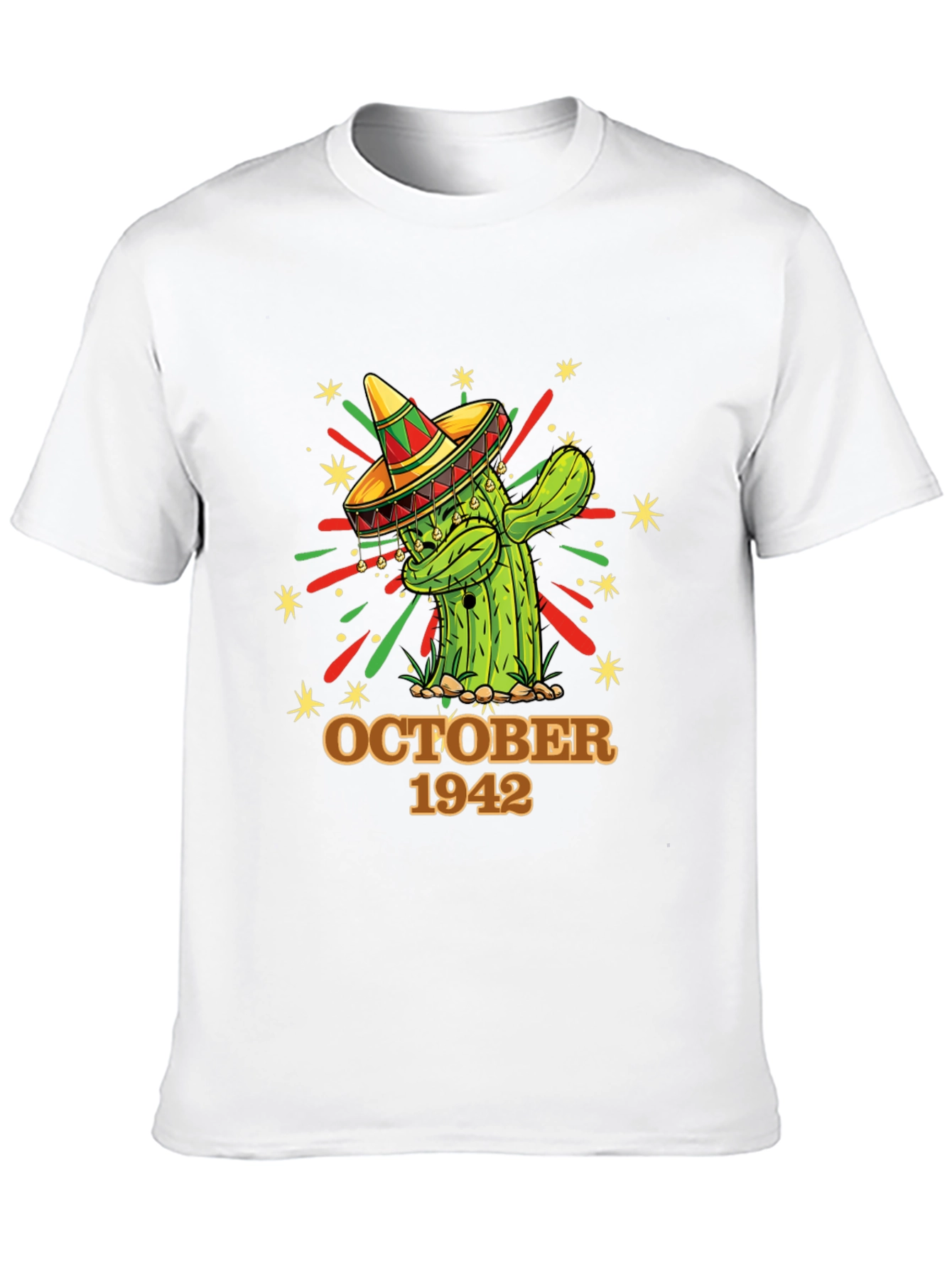 October 1942 Cactus Sombrero Graphic Tee