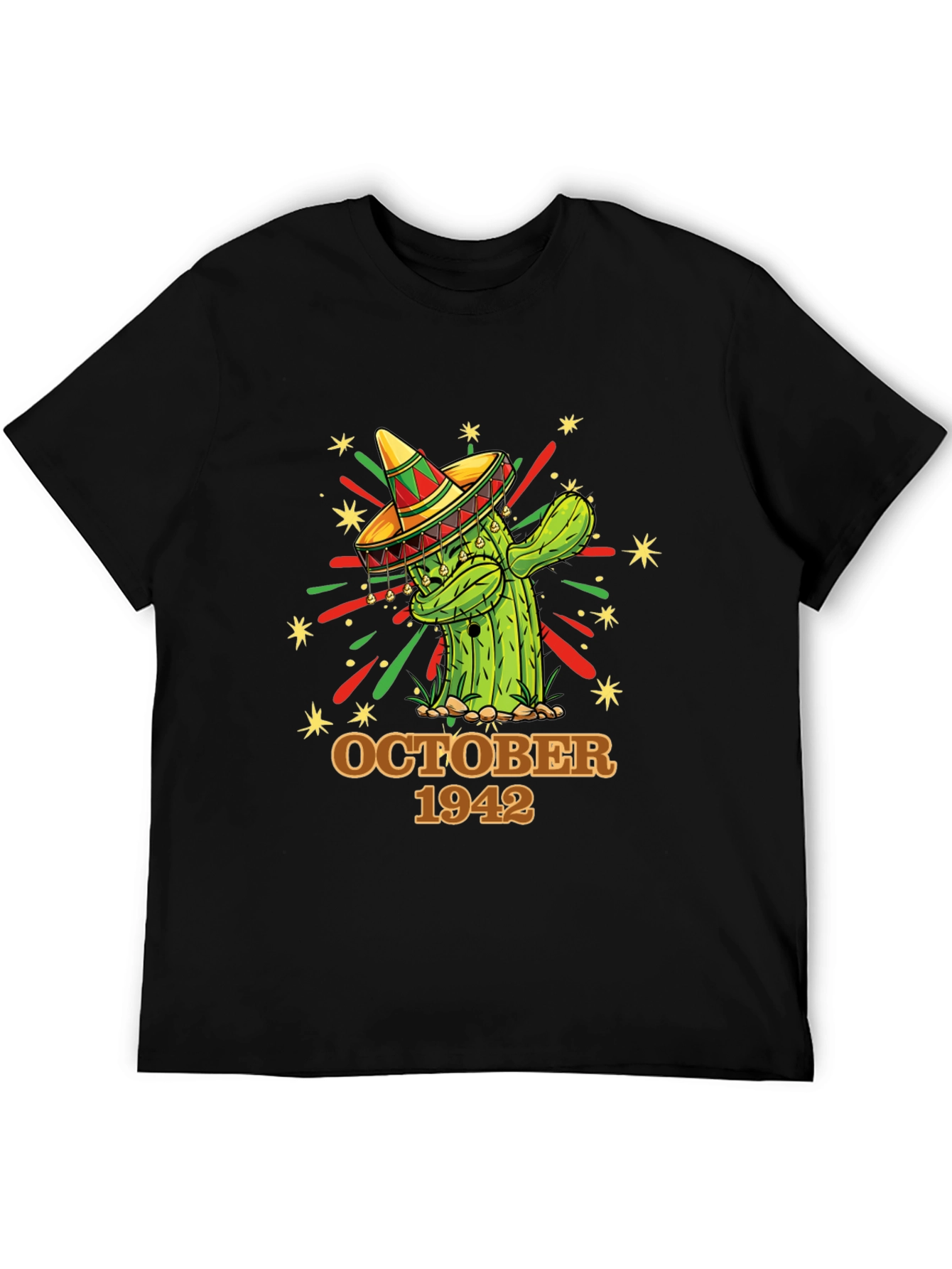 October 1942 Cactus Sombrero Graphic Tee