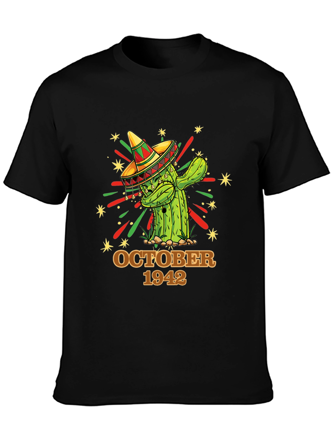 October 1942 Cactus Sombrero Graphic Tee