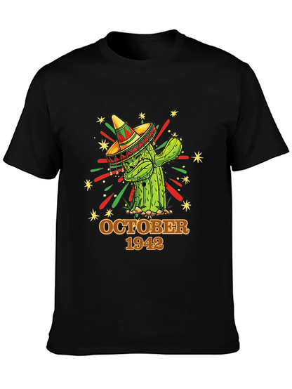 October 1942 Cactus Sombrero Graphic Tee